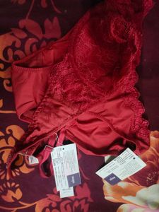 Red Lace Bra & Panty Set