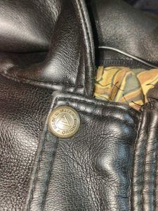 vintage heavy A-2 style Leather Bomber Jacket