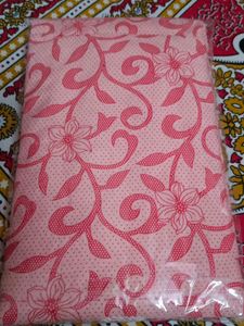 Pink Floral Print Kurta And Pant Set.