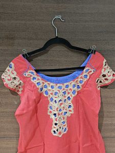 Laser Cut Kurta
