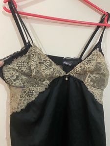 Gorgeous black slik night dress