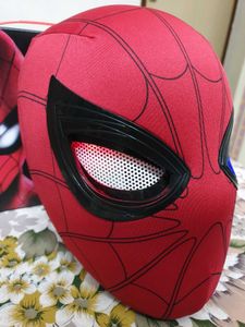 3D Spider-Man Mask with Moving Eyes And Remote