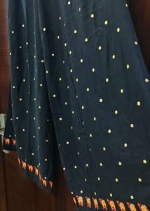 Stylish Black Kurta with Plazo Set