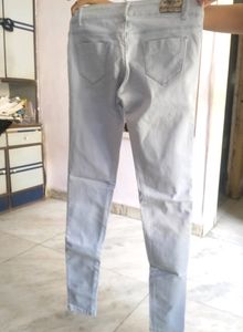SKY BLUE DENIM SKINFIT JEANS