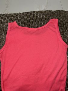 Cute Pink Floral Embellished Tank Top 💕