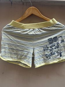 Cute Striped Lounge Shorts