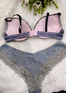 Cute Polka Dot Bra &amp; Panty Set