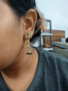 Peacock Jhumka Earrings