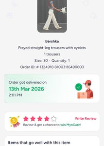 Bershka Baggy Jeans with Eyelet Detail