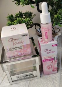 Combo Of Glow &amp; Lovely Face Serum And Creme ✨
