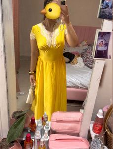 Savana Vibrant Yellow Maxi Dress