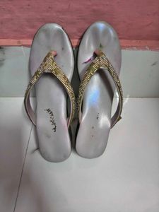 Sparkling Embellished Flip Flops