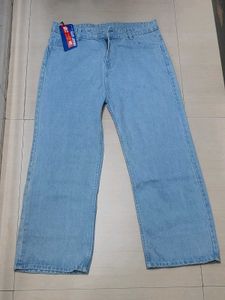 Light Wash Wide Leg Jeans