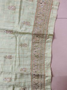 Mint Green Embroidered Salwar Kameez
