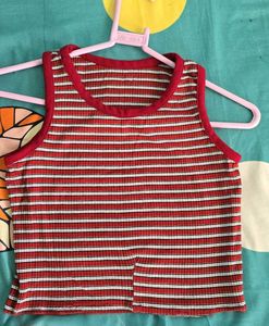 Retro Striped Tank Top