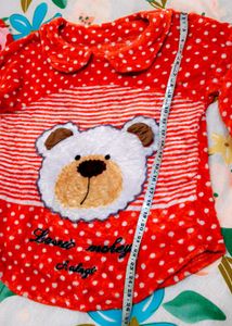 Cute Bear light woolen payjama set