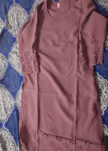 Elegant Mauve Kurta Set