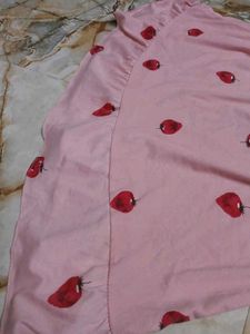 Cute Strawberry Print Dress