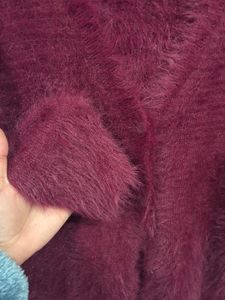 H&amp;M Fuzzy Cardigan with Bow Detail