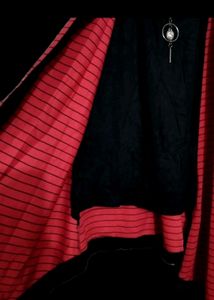 Red Shrug Attached Top