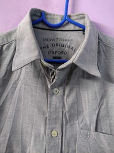 Men's Grey Oxford Shirt