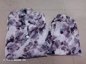 Today Offer Floral Print Pajama Set,🥰