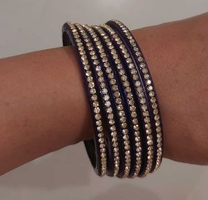 Sparkling Stone Bangles - Set of 12