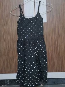 Black Polka Dot Summer Dress