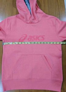 Pink Asics Hoodie