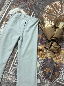 Light Blue Wide Leg Pants