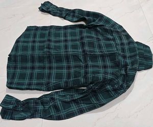 Mens dark green stylish shirt