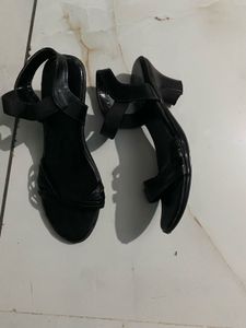 Elegant Black Block Heels