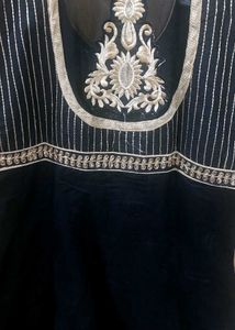 Beautiful Black Embroiderd Kurta