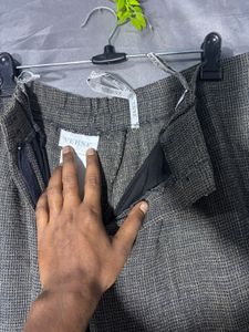 Charcoal Grey Linen Blend Suit Set