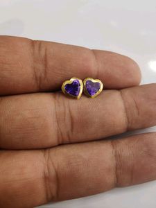 18 K Gold Earrings For Women Nd Girls