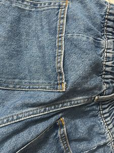 Vintage Blue Denim Cutoff Shorts