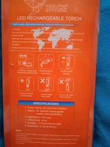 LED Rechargeable Torch