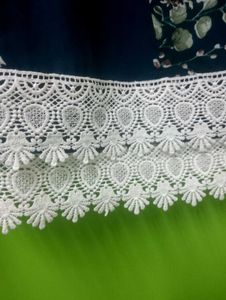 Floral Lace Trim Anarkali Kurta set