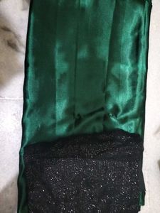 combo of saree and with blouse &amp; black shrug