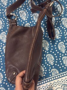 Coach Brown Leather Hobo Bag