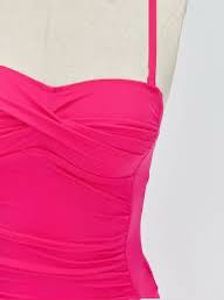 Bright Pink Halter Bikini Top