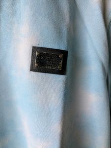 Dolce &amp; Gabbana Blue Tie-Dye Sweatshirt