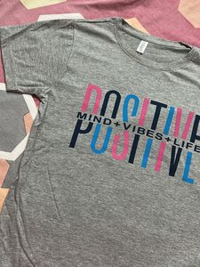 New Positive Vibes Graphic Tee