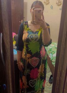 Vibrant Embroidered Kurta set