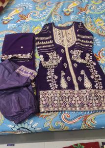 Beautiful Girls Embroidered Pakistani  Kurta Set