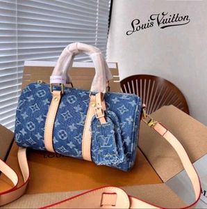 LOUIS VUITTON DENIM MINI SPEED WD BOX