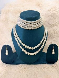 ✨️Elegant Pearl Necklace & Earring Set✨️