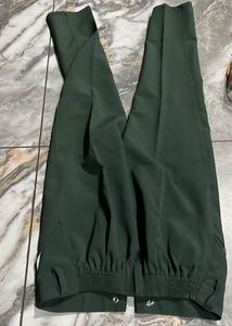 Dark Green Palazzo Pants