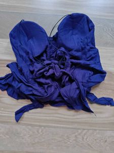Purple Peplum top