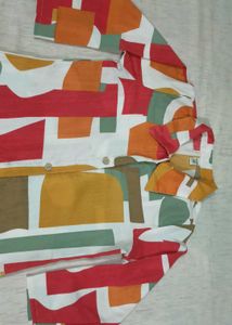 Vibrant Geometric Multicolor Co-Ord Set